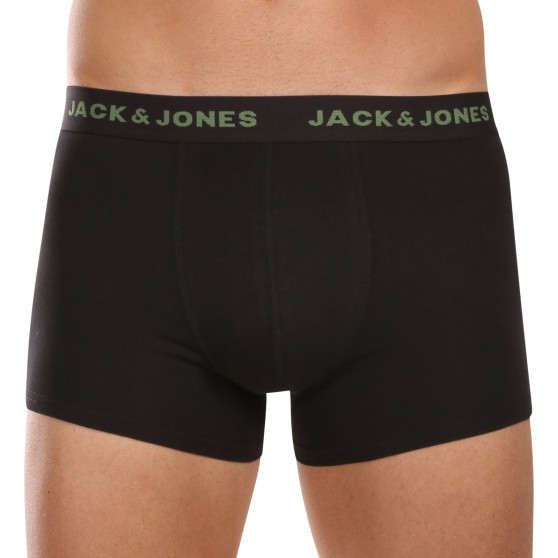 7PACK pánské boxerky Jack and Jones černé (12165587)