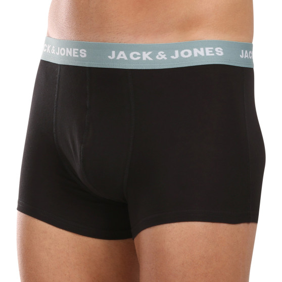 7PACK pánské boxerky Jack and Jones černé (12230353)
