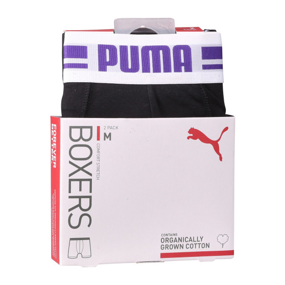 2PACK pánské boxerky Puma černé (701226763 008)