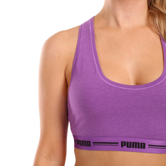Dámská sportovní podprsenka Puma fialová (604022001 020)
