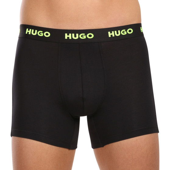 3PACK pánské boxerky HUGO černé (50503079 971)