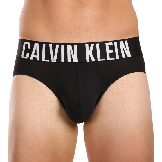 3PACK pánské slipy Calvin Klein černé (NB3607A-UB1)
