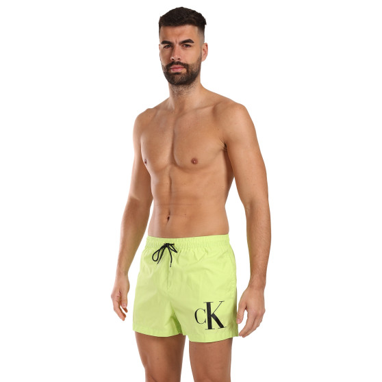 Pánské plavky Calvin Klein zelené (KM0KM00967-LKQ)