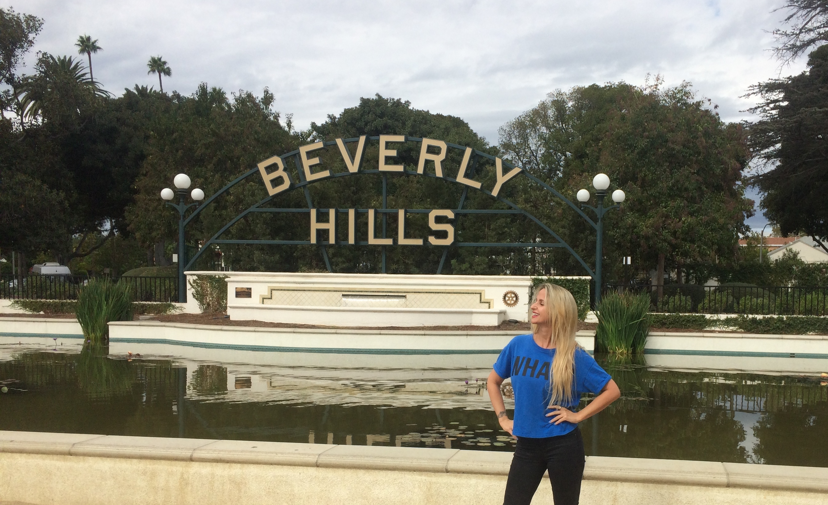 Při natáčení pořadu S Adélou v Beverly hills