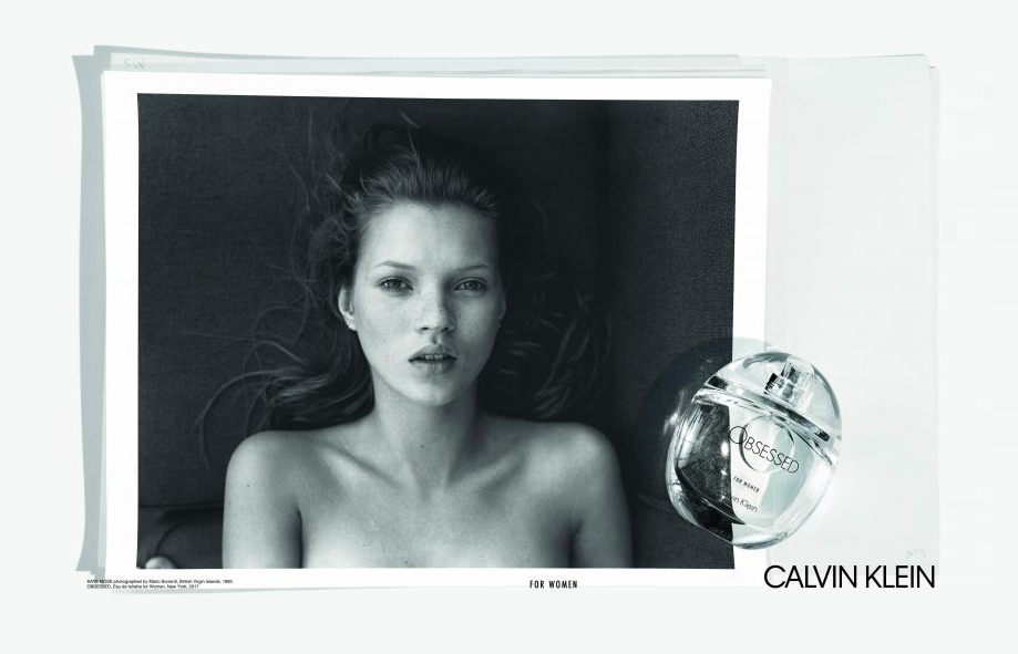 Calvin Klein představil novou vůni Obsessed, ve které září Kate Moss na 24 let starých snímcích. 