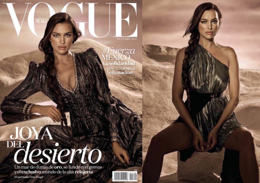 Irina Shayk pro Vogue Mexico. 