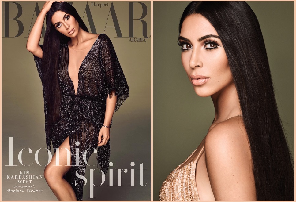 Kim Kardashian pro Harper's Bazaar