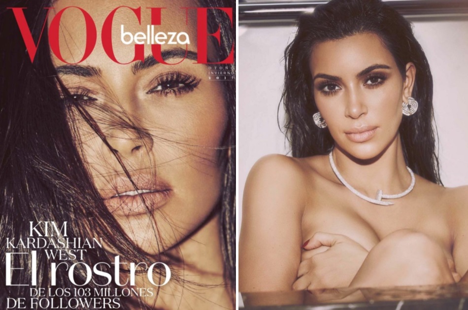 Kim Kardashian pro Vogue Mexico. 