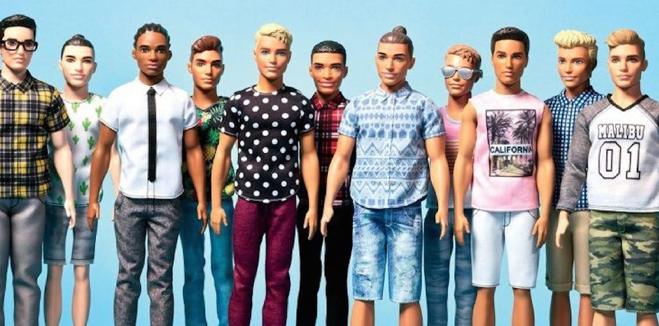Ken, Barbie, kolekce Fashionista, doll, Mattel, panenka
