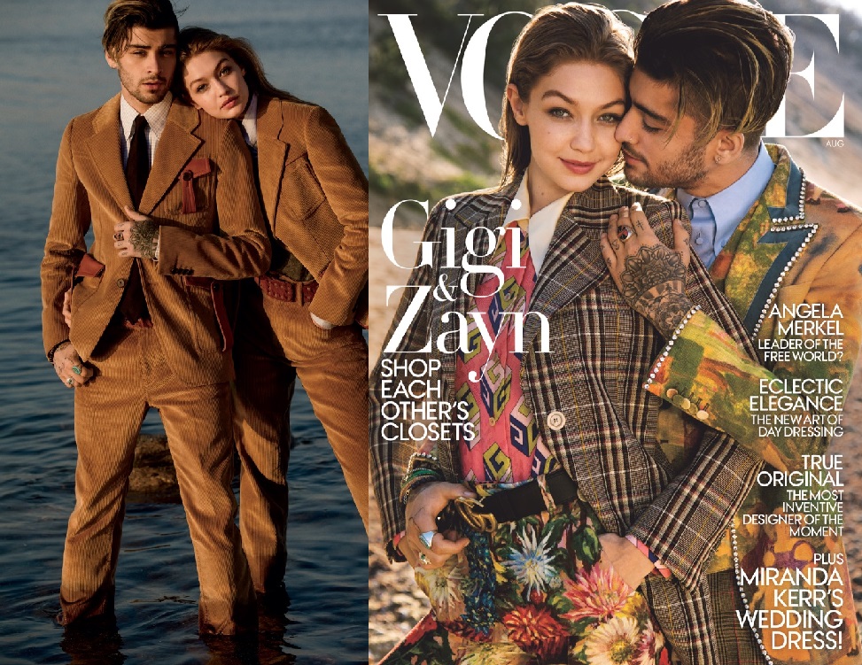 Zayn Malik a Gigi Hadid pro Vogue